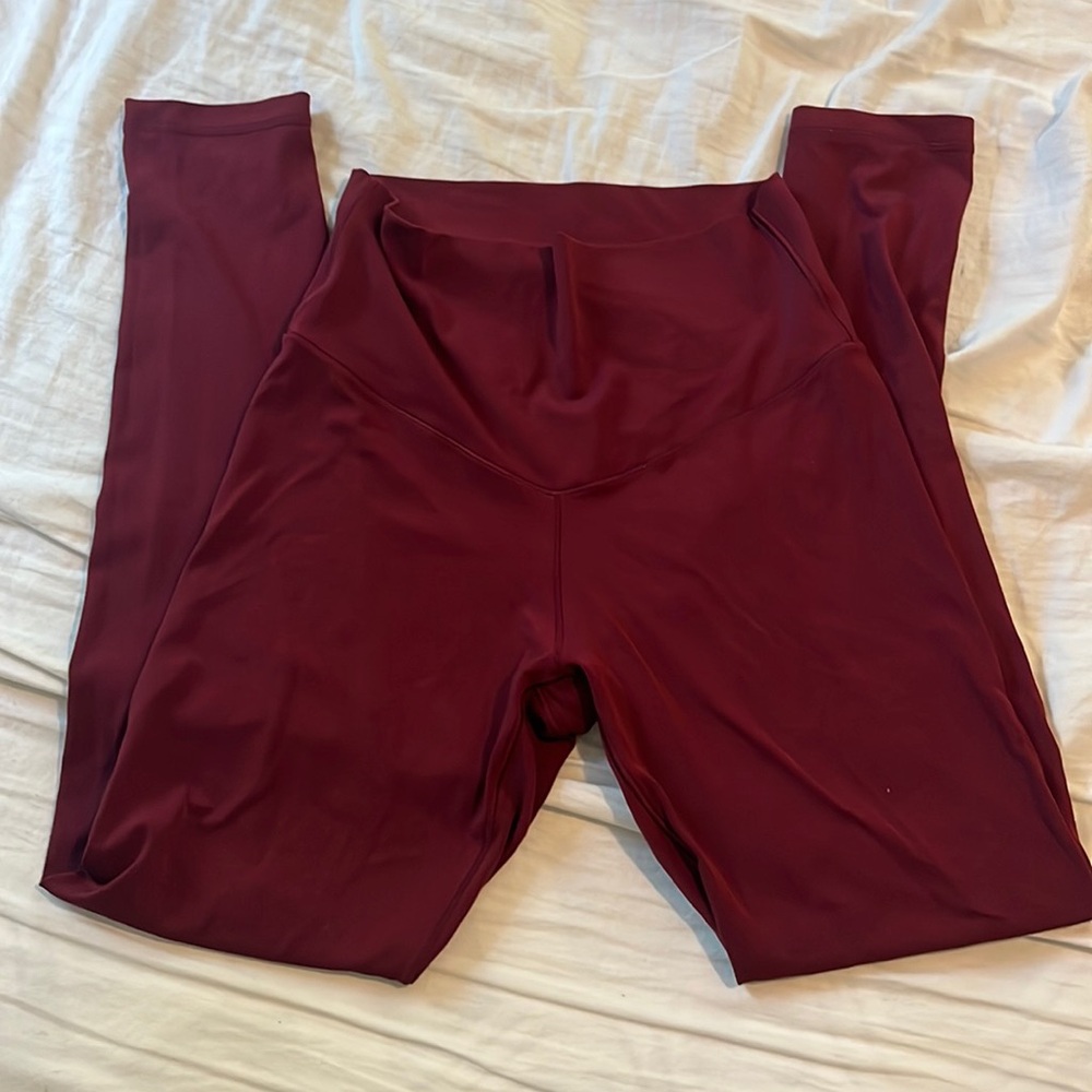 Aerie burgundy leggings